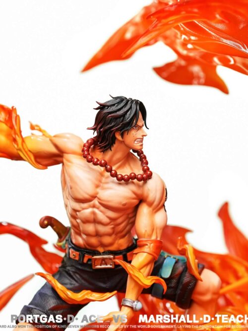 One Piece Portgas D. Ace VS Marshall D. Teach GK Resin Statue