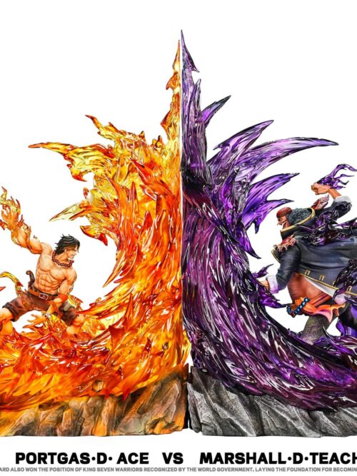 One Piece Portgas D. Ace VS Marshall D. Teach GK Resin Statue