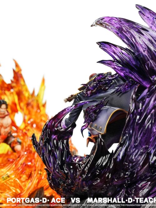 One Piece Portgas D. Ace VS Marshall D. Teach GK Resin Statue
