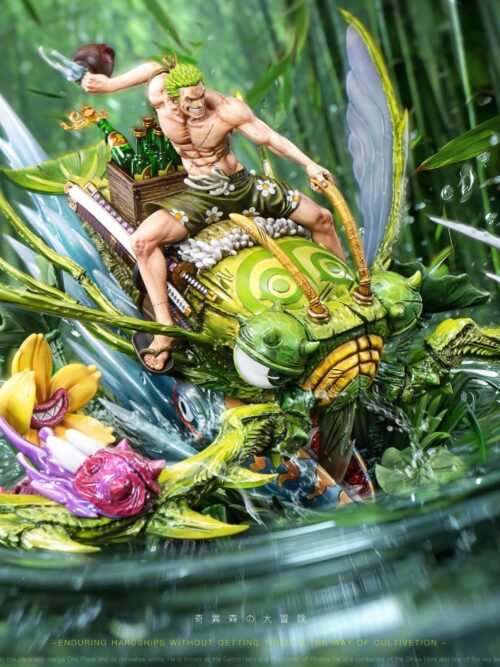 One Piece Strange Forest Adventure #5 Roronoa Zoro x Scyther GK Resin Statue