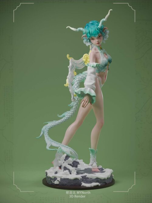 Original Shanhai Bai Ze White Model Kit GK Resin Statue