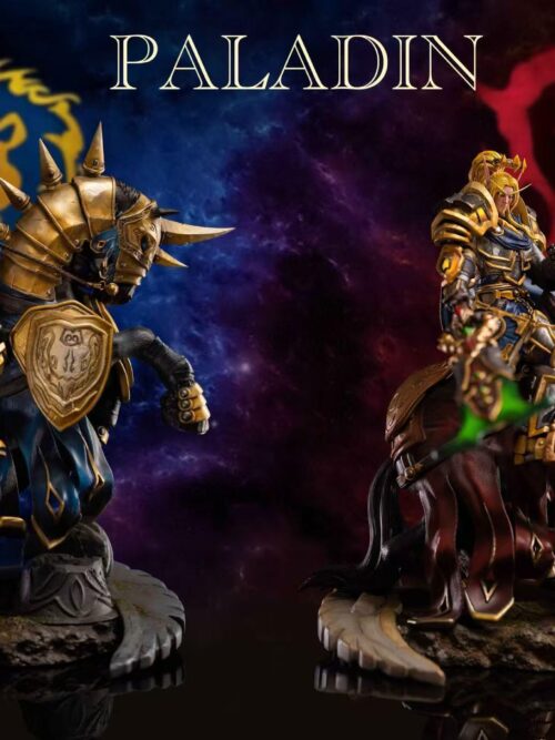 Paladin & Blood elf GK Resin Statue