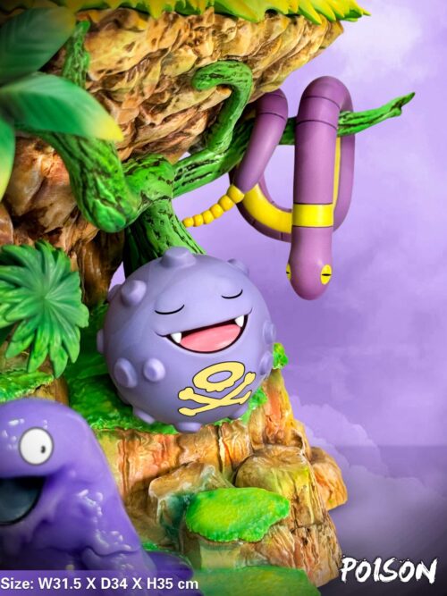 Poison-Type Habitat Diorama GK Resin Statue