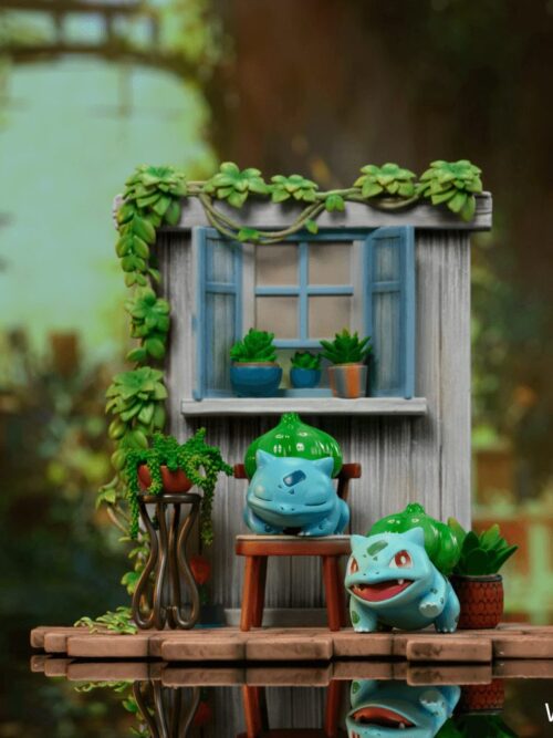 Pokémon City Ecology Series #5 Bulbasaur Evolution Line GK Resin Statue