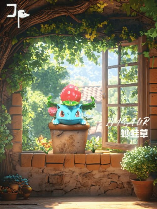 Pokémon City Ecology Series #5 Bulbasaur Evolution Line GK Resin Statue