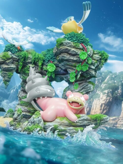 Pokรฉmon Leisurely Slowpoke Type B GK Resin Statue