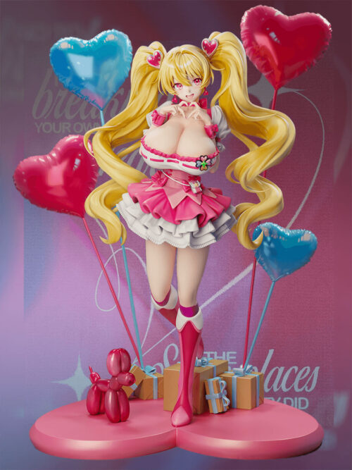 Pretty Cure Series Momozono Love GK Resin Statue