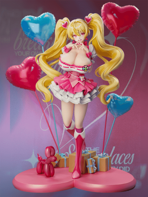 Pretty Cure Series Momozono Love GK Resin Statue