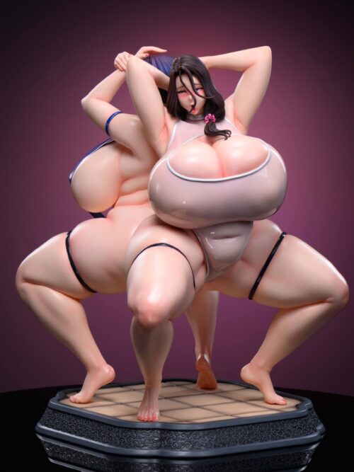 Prosperous Tang Twin Water-Wave Melody GK Resin Statue