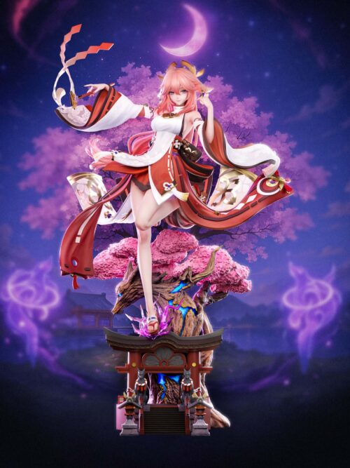 Raiden Shogun / Yae Miko GK Resin Statue