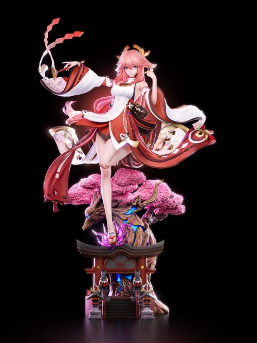 Raiden Shogun / Yae Miko GK Resin Statue