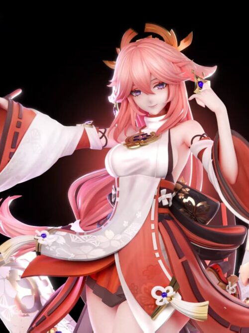Raiden Shogun / Yae Miko GK Resin Statue