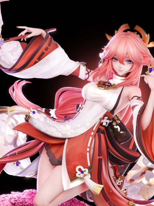 Raiden Shogun / Yae Miko GK Resin Statue