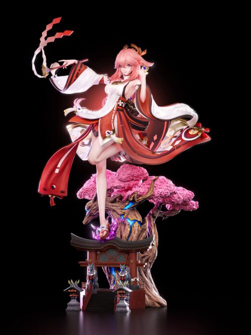 Raiden Shogun / Yae Miko GK Resin Statue