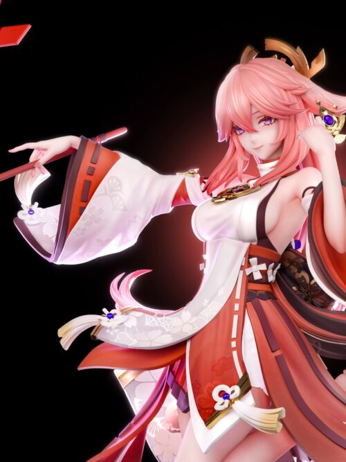 Raiden Shogun / Yae Miko GK Resin Statue