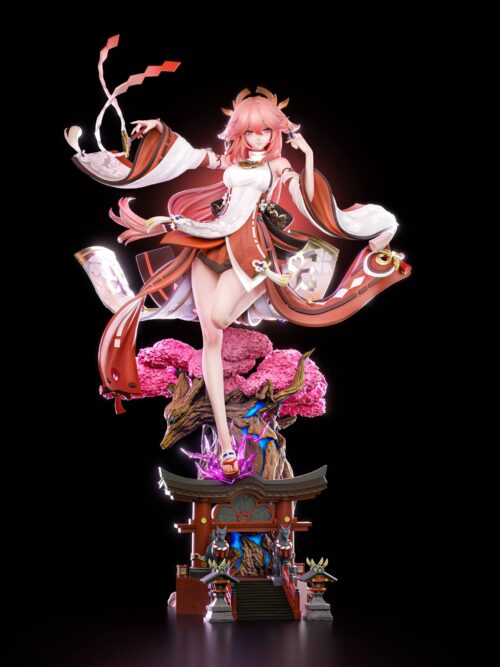 Raiden Shogun / Yae Miko GK Resin Statue