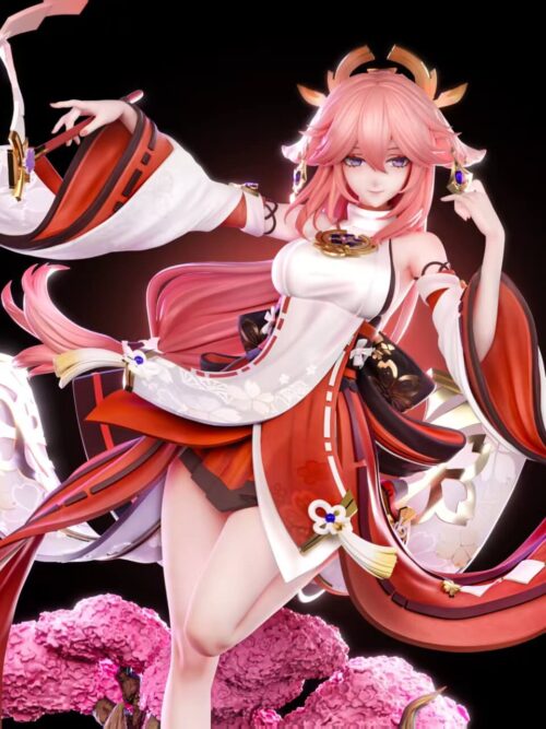Raiden Shogun / Yae Miko GK Resin Statue