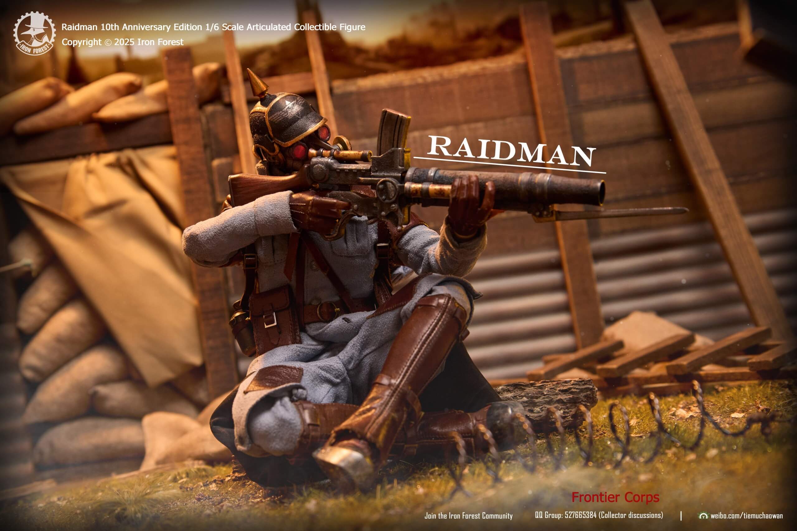 Raid Man Raidman — 10th Anniversary Articulated Figure - GK Resin Statue ...