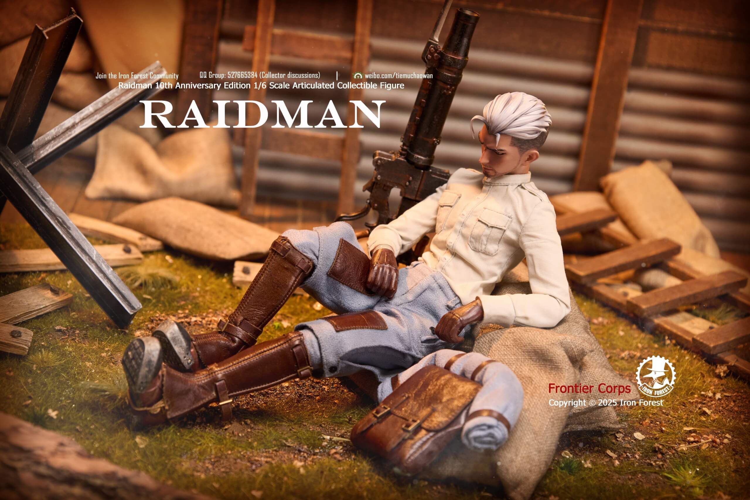 Raid Man Raidman — 10th Anniversary Articulated Figure - GK Resin Statue ...