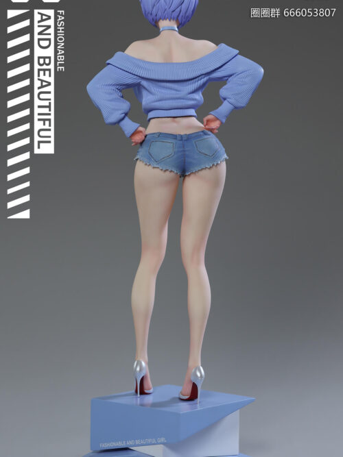 Rei Ayanami Summer Girlfriend Series GK Resin Statue