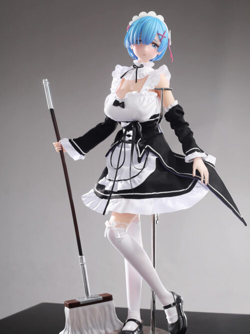 Rem 65 cm Platinum-Silicone Articulated Figure GK Resin Statue