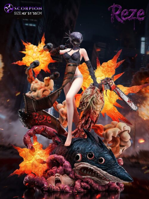 Reze Bomb Devil 1/4 Scale Statue GK Resin Statue