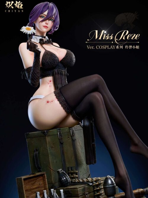 Reze Cosplay Miss Bomb GK Resin Statue