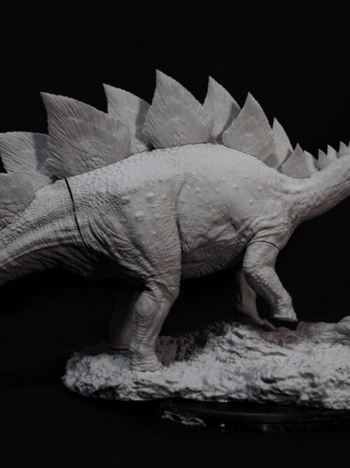 “Roadkill” Stegosaurus Stenops 1/18 Scale Diorama GK Resin Statue