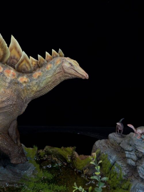 “Roadkill” Stegosaurus Stenops 1/18 Scale Diorama GK Resin Statue