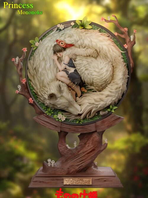 San & Moro Resting GK Resin Statue