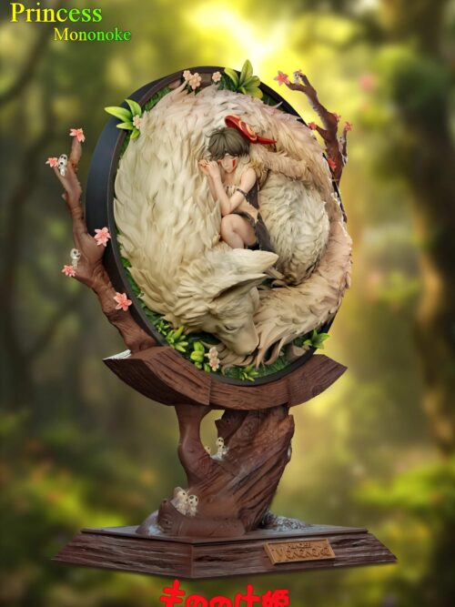 San & Moro Resting GK Resin Statue