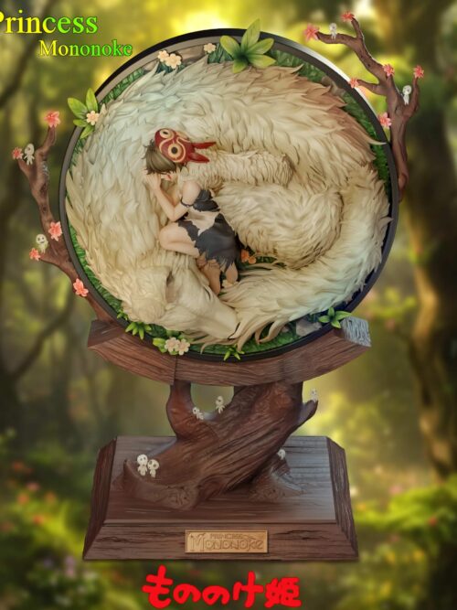 San & Moro Resting GK Resin Statue