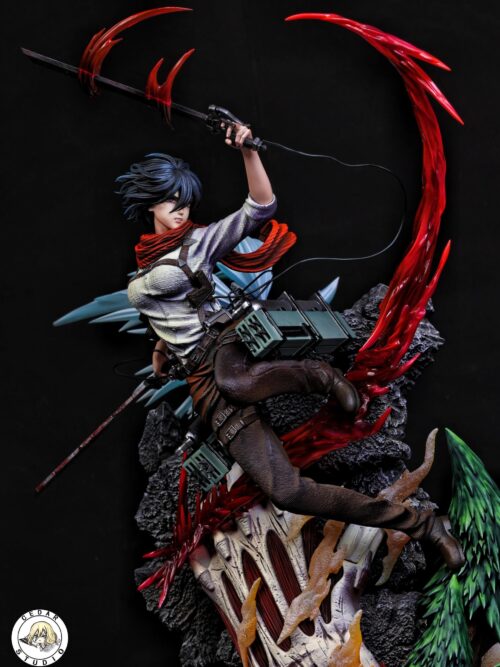 Severing Slash Mikasa GK Resin Statue