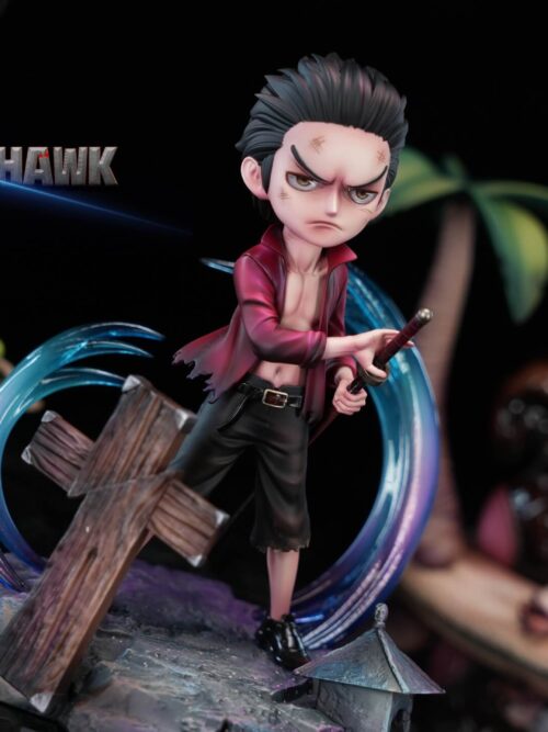 Shichibukai Childhood Series Vol. 3 — Donquixote Doflamingo / Sir Crocodile / Dracule Mihawk GK Resin Statue