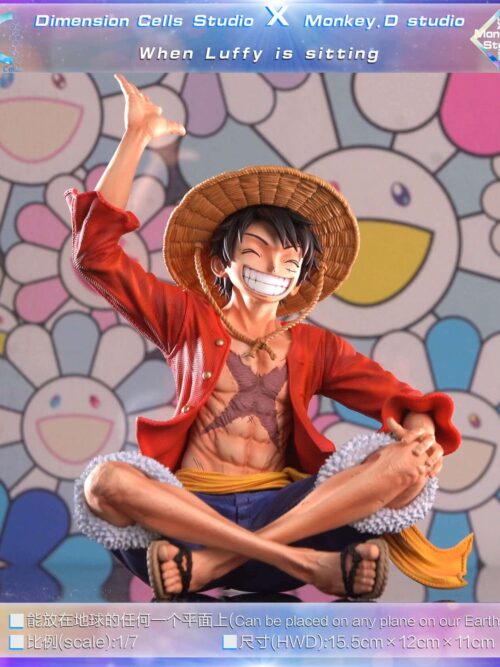 Sitting Luffy GK Resin Statue