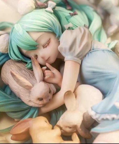 Sleeping Bunny Hatsune Miku GK Resin Statue