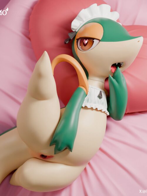 Snivy GK Resin Statue
