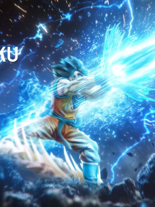 Son Goku “Kamehameha” Pose GK Resin Statue