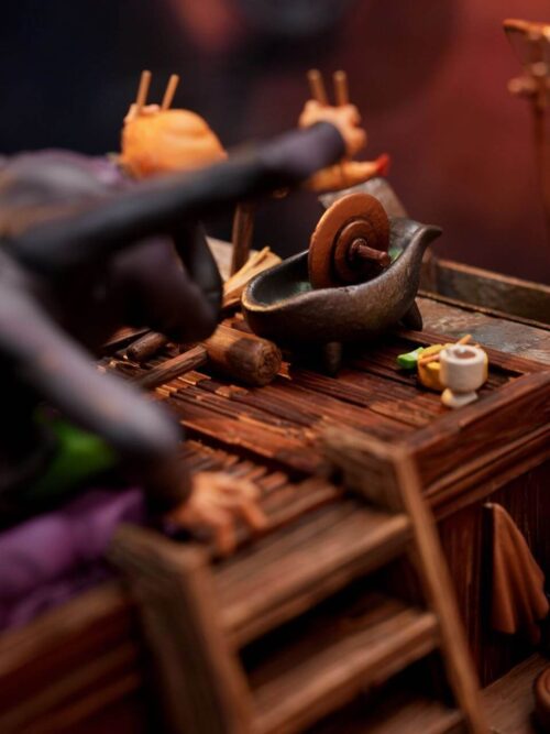 Spirited Away: Kamaji’s Boiler Room Diorama GK Resin Statue