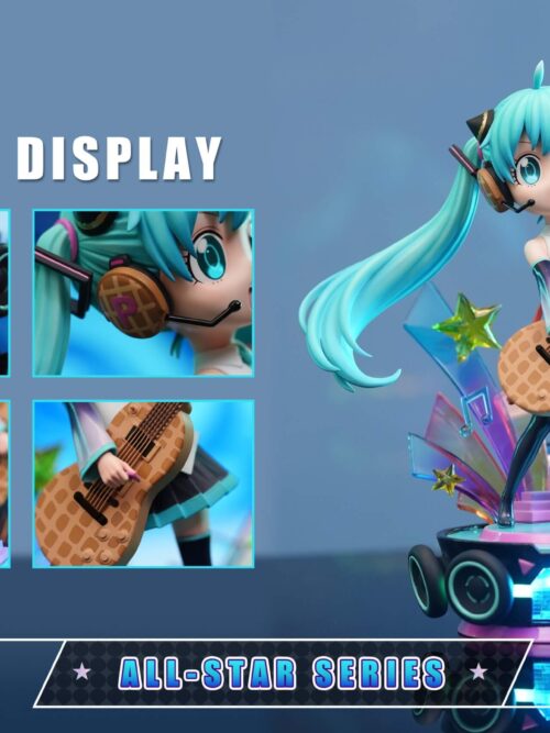 Spy x Family Anya Forger Cos Hatsune Miku Guitar Girl GK Resin Statue