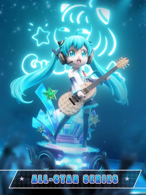 Spy x Family Anya Forger Cos Hatsune Miku Guitar Girl GK Resin Statue