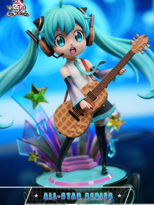 Spy x Family Anya Forger Cos Hatsune Miku Guitar Girl GK Resin Statue