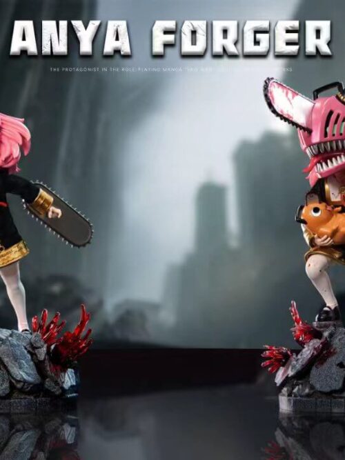 Spy x Family Anya cos Chainsaw Man GK Resin Statue