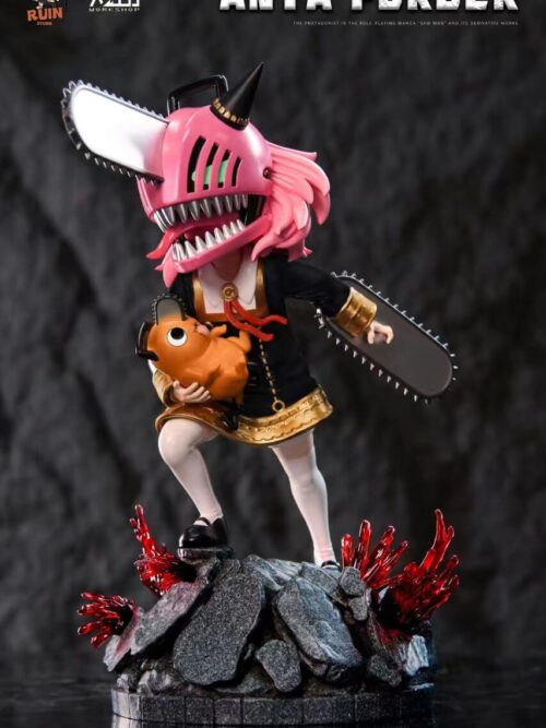Spy x Family Anya cos Chainsaw Man GK Resin Statue