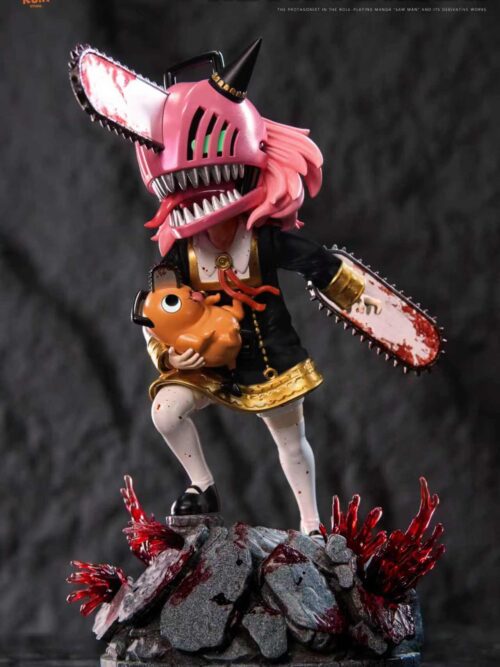 Spy x Family Anya cos Chainsaw Man GK Resin Statue