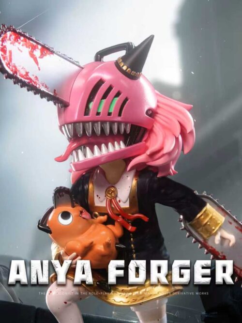 Spy x Family Anya cos Chainsaw Man GK Resin Statue