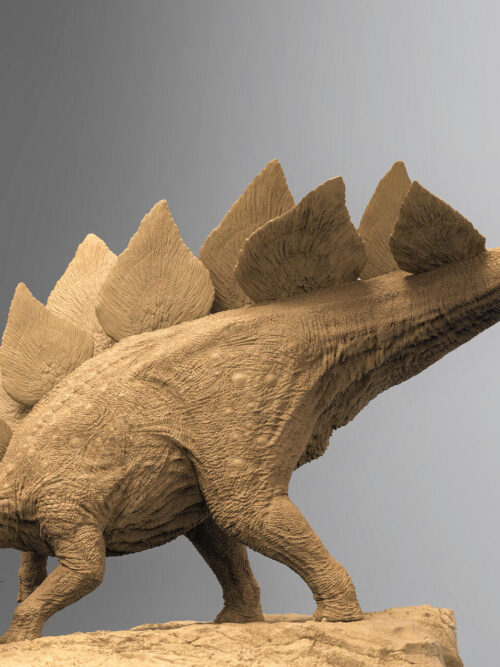 Stegosaurus “Roadkill” 2.0 – USNM 4934 GK Resin Statue