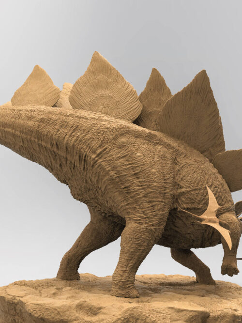 Stegosaurus “Roadkill” 2.0 – USNM 4934 GK Resin Statue