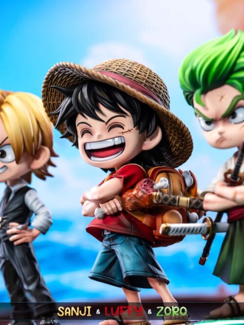 Straw Hat Trio Luffy & Zoro & Sanji GK Resin Statue