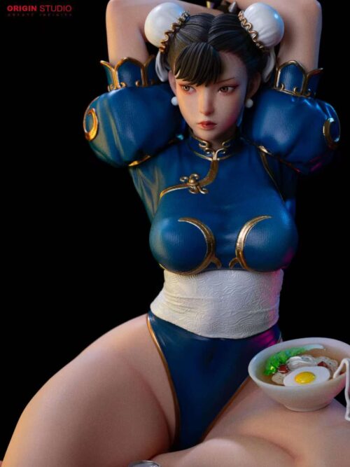 Street Fighter Light Statue of a Female Fighter Chun GK Resin Statue